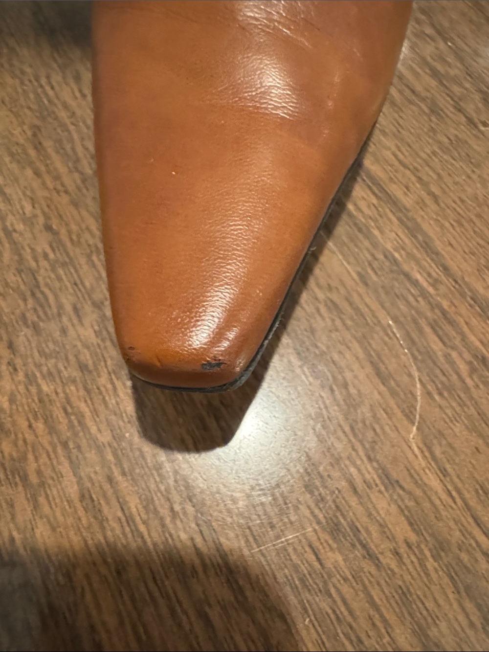 Franco Sarto Brown Suede & Leather Mid-Calf Heel Boots - Women's - Picture 3 of 5